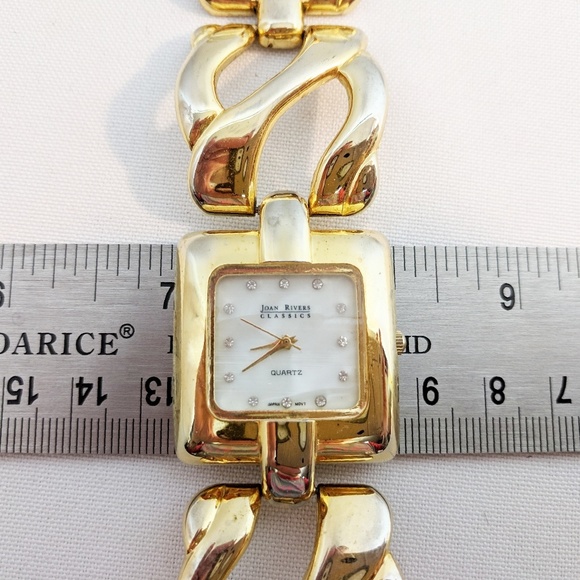 Joan Rivers Accessories - Joan Rivers Gold Mother of Pearl Bracelet Watch